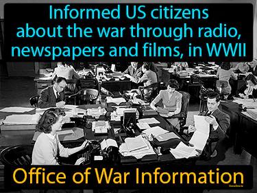 Office of War Information Simple Definition