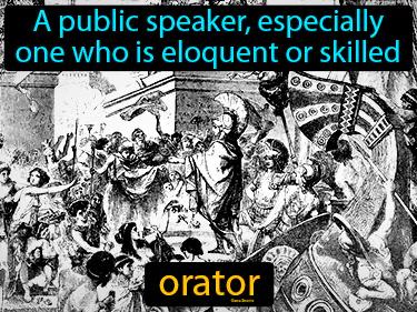 orator Simple Definition