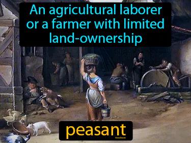 peasant Simple Definition