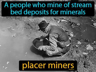 placer miners Simple Definition