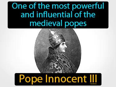 Pope Innocent III Simple Definition