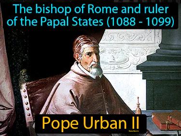Pope Urban II Simple Definition