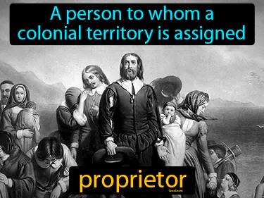proprietor Simple Definition