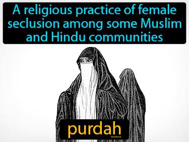purdah Simple Definition