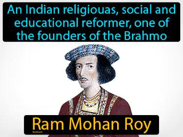 Ram Mohan Roy Simple Definition