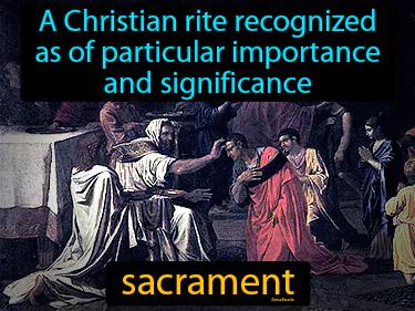 sacrament Simple Definition