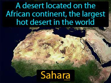 Sahara Simple Definition