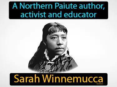 Sarah Winnemucca Simple Definition
