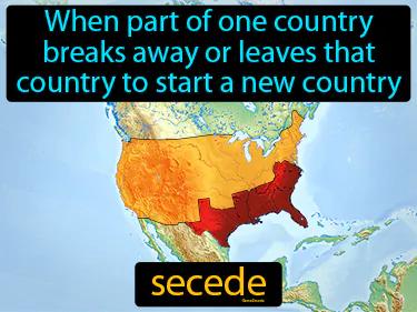 secede Simple Definition