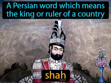 shah Simple Definition