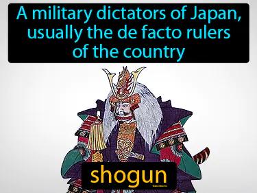 shogun Simple Definition