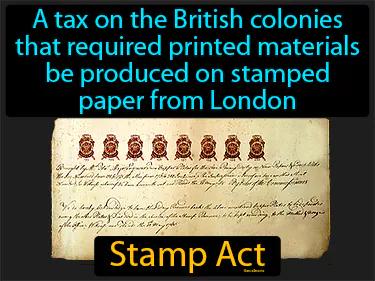 Stamp Act Simple Definition