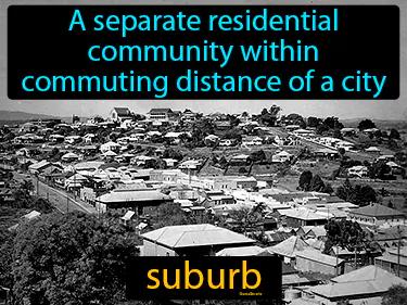 suburb Simple Definition