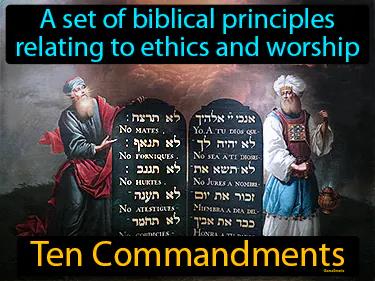 Ten Commandments Simple Definition