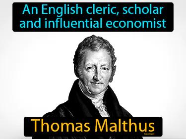 Thomas Malthus Simple Definition
