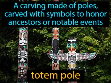 totem pole Simple Definition