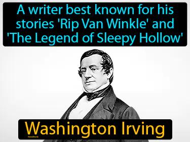 Washington Irving Simple Definition