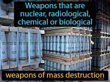 weapons of mass destruction Simple Definition