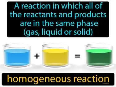 homogeneous reaction Simple Definition