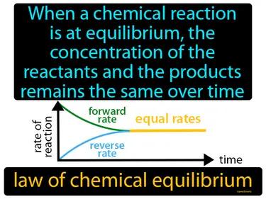 law of chemical equilibrium Simple Definition