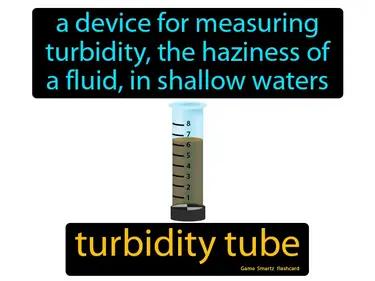 turbidity tube Simple Definition