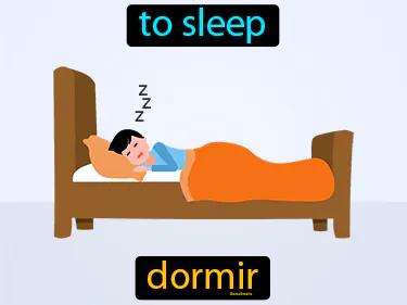 dormir Simple Definition