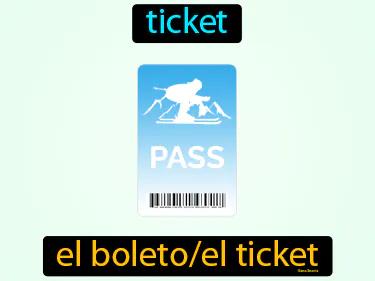el boleto Simple Definition