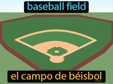 el campo de beisbol Simple Definition
