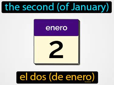 el dos de enero Simple Definition