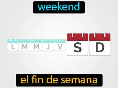 el fin de semana Simple Definition