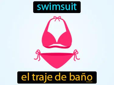 el traje de bano Simple Definition