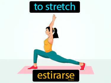 estirarse Simple Definition