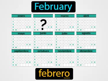 febrero Simple Definition
