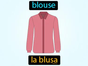 la blusa Simple Definition