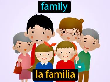 la familia Simple Definition