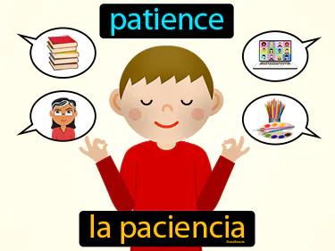 la paciencia Simple Definition