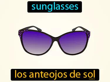 los anteojos de sol Simple Definition
