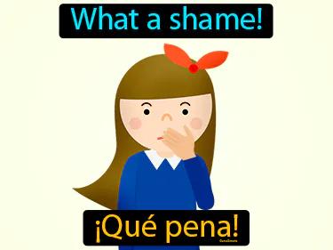 que pena Simple Definition