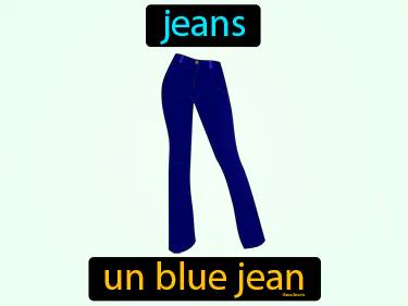 un blue jean Simple Definition