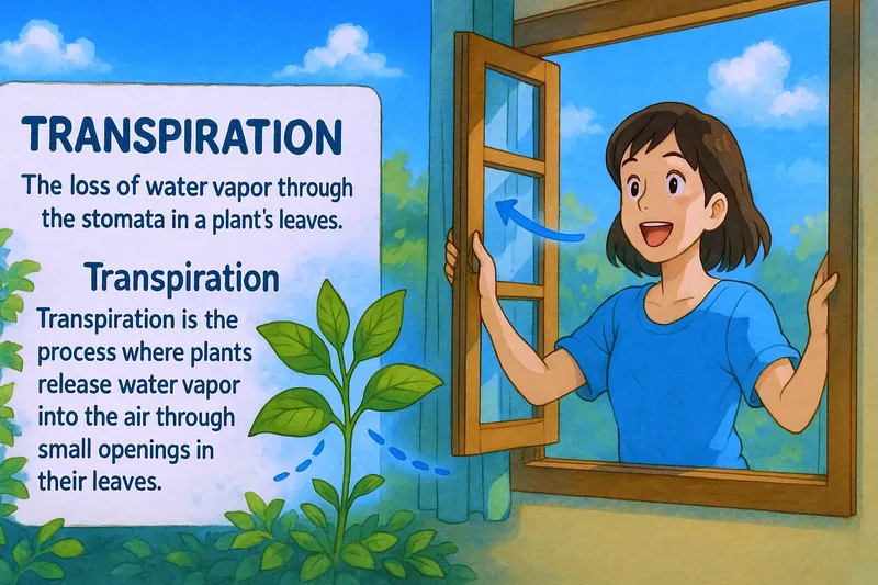 What is Transpiration? - Easy to Understand