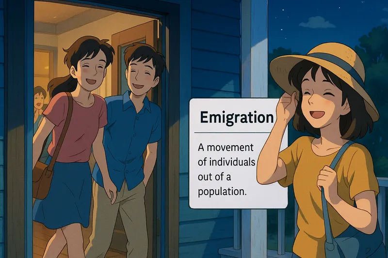 What is Emigration? - Easy to Understand
