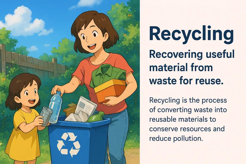 What is Recycling? - Easy to Understand
