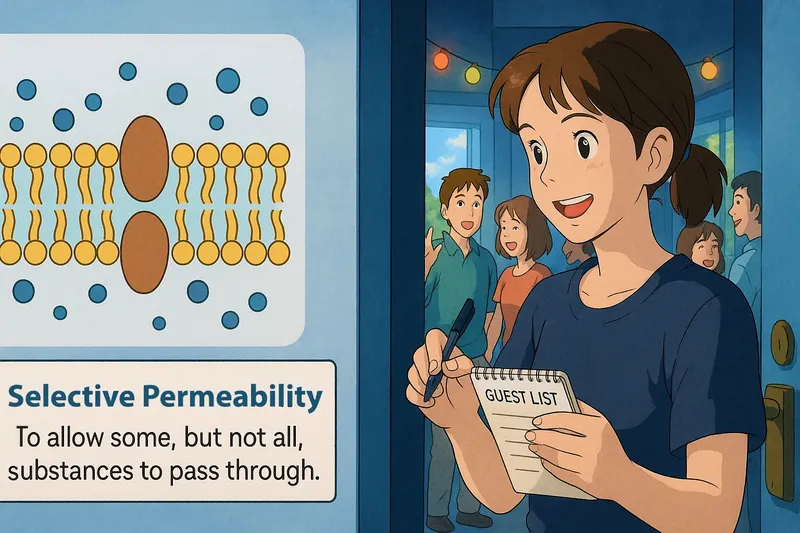 What is Selective Permeability? - Easy to Understand