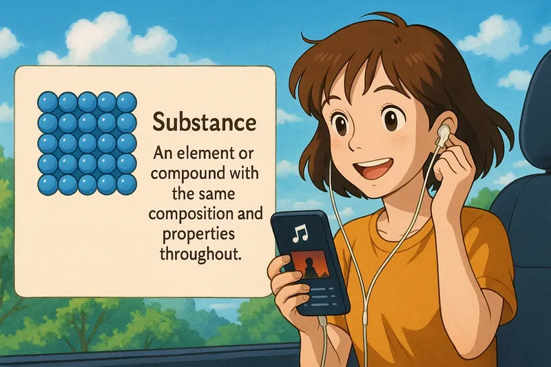 What is a Substance? - Easy to Understand What is a Substance? - Easy to Understand