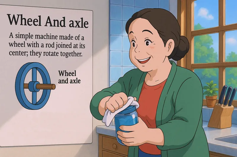 What is a Wheel and Axle? - Easy to Understand