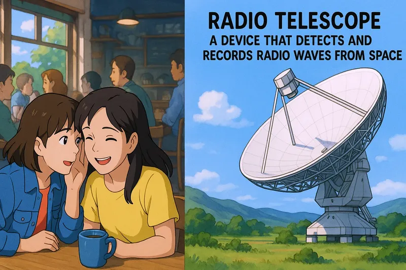 What is a Radio Telescope? - Easy to Understand What is a Radio Telescope? - Easy to Understand