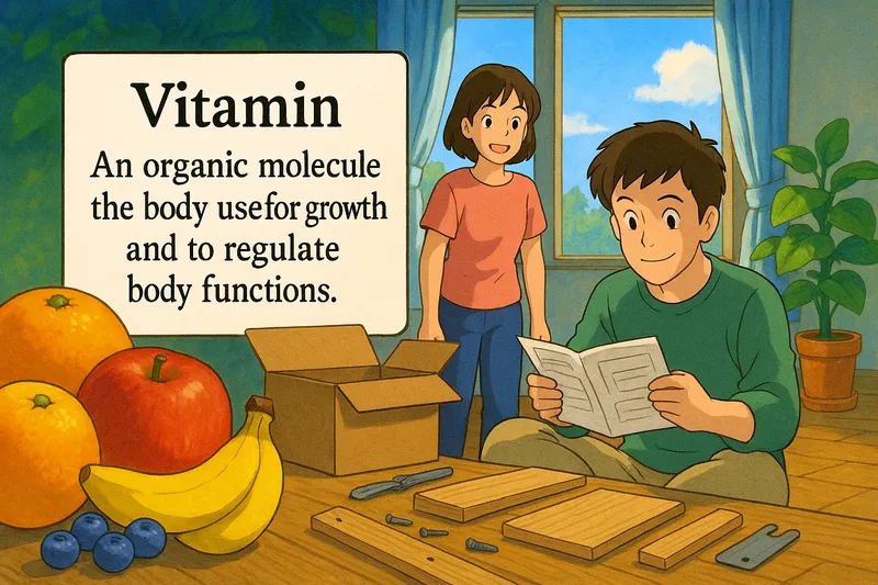 What is a Vitamin? - Easy to Understand What is a Vitamin? - Easy to Understand