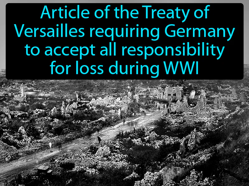 War-guilt Clause Definition