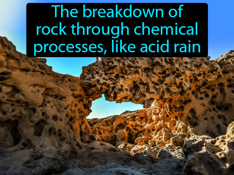 Chemical Weathering Definition