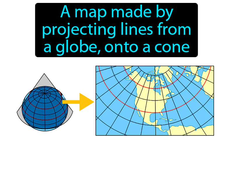 Conic Projection Definition Conic Projection Definition